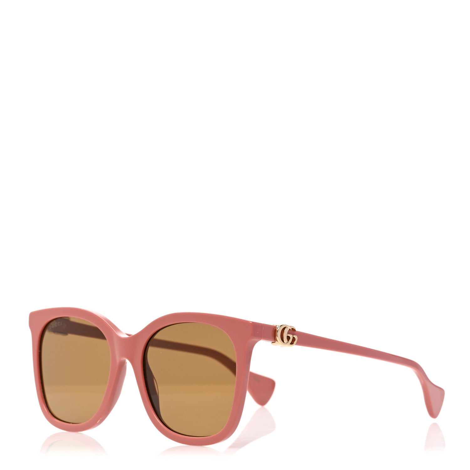Gucci Acetate Round Sunglasses GG1071S Pink 1 of 8
