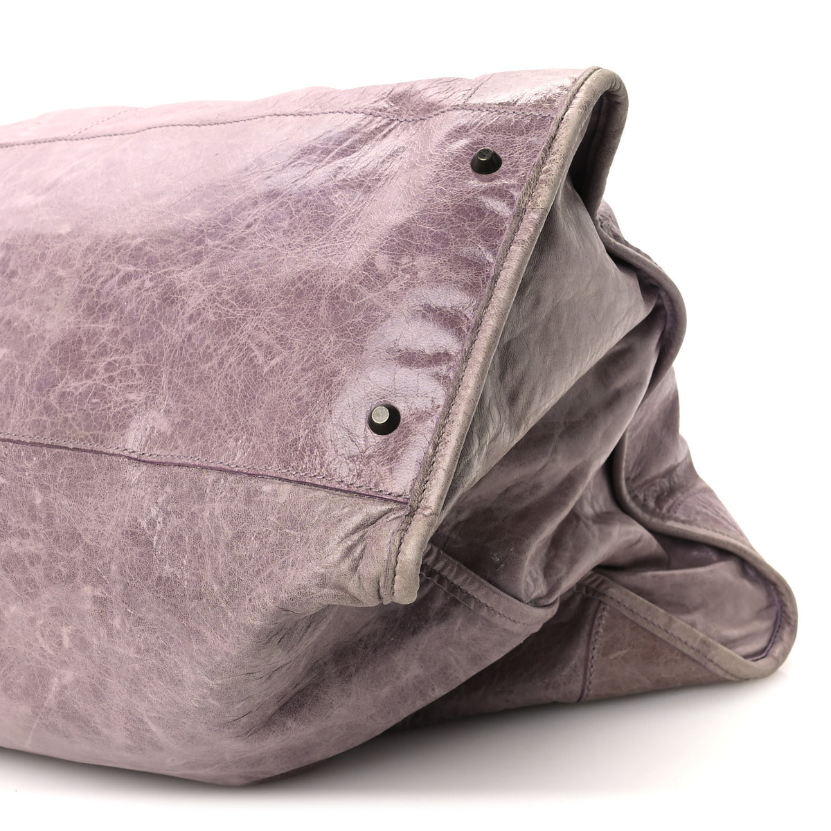 Balenciaga Agneau Classic Hardware Weekender Lilac 12 of 13