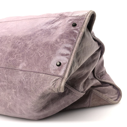 Balenciaga Agneau Classic Hardware Weekender Lilac 12 of 13