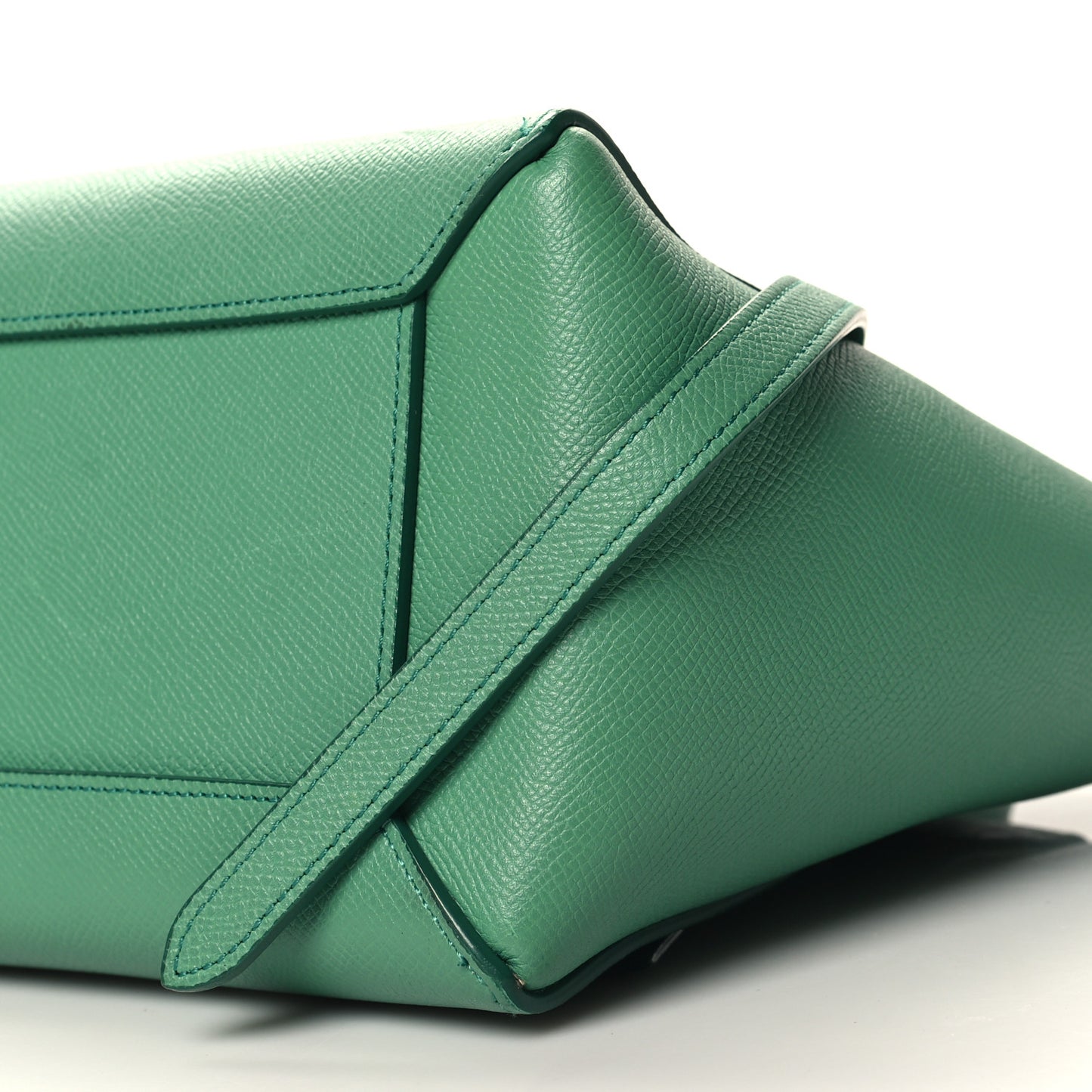 Grained Calfskin Micro Belt Bag Pop Green