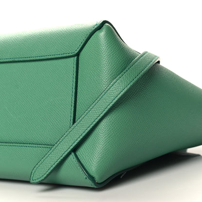 Celine Grained Calfskin Micro Belt Bag Pop Green 10 of 11