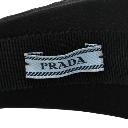 Prada Satin Crystal Embellished Headband Metal 5 of 5