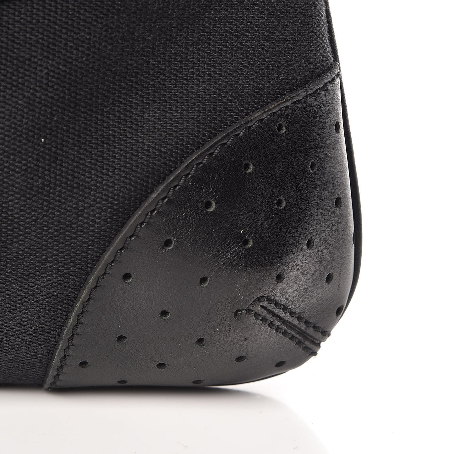 Canvas GG Reins Shoulder Bag Black