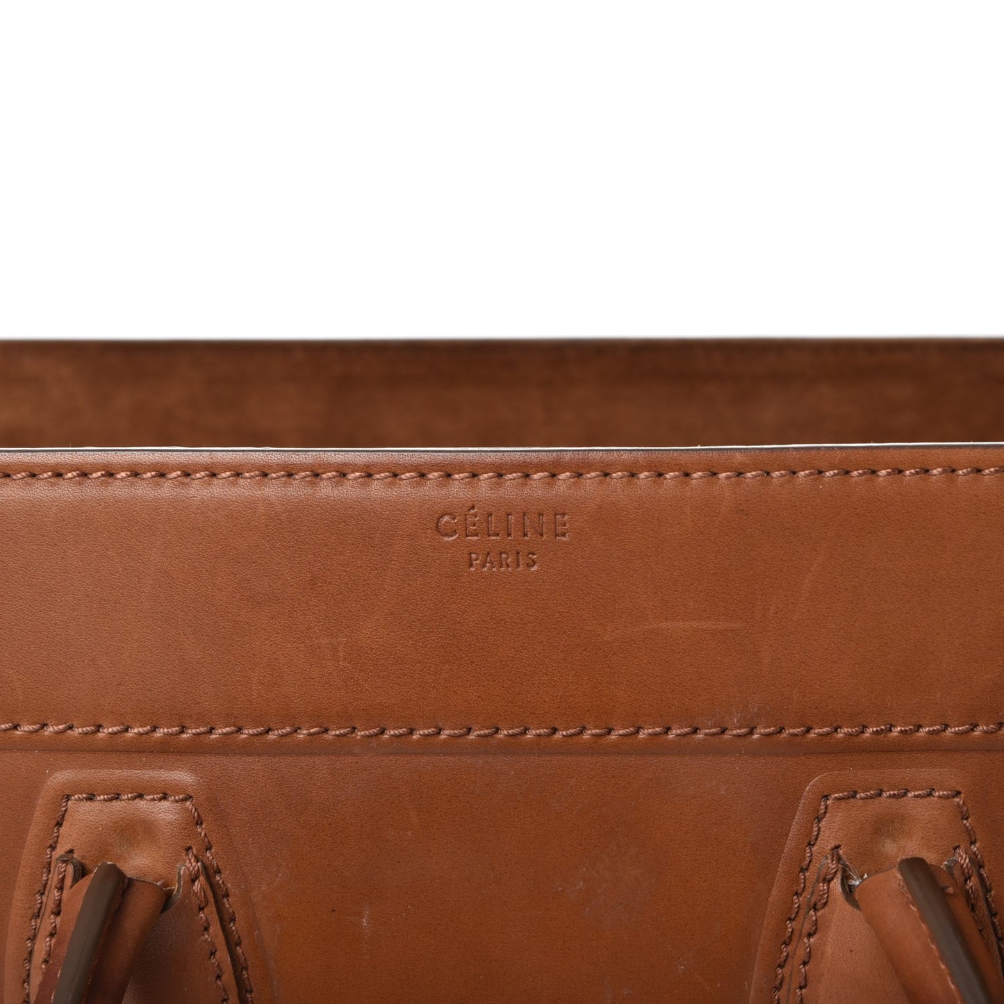 Natural Calfskin Medium Phantom Luggage Tan