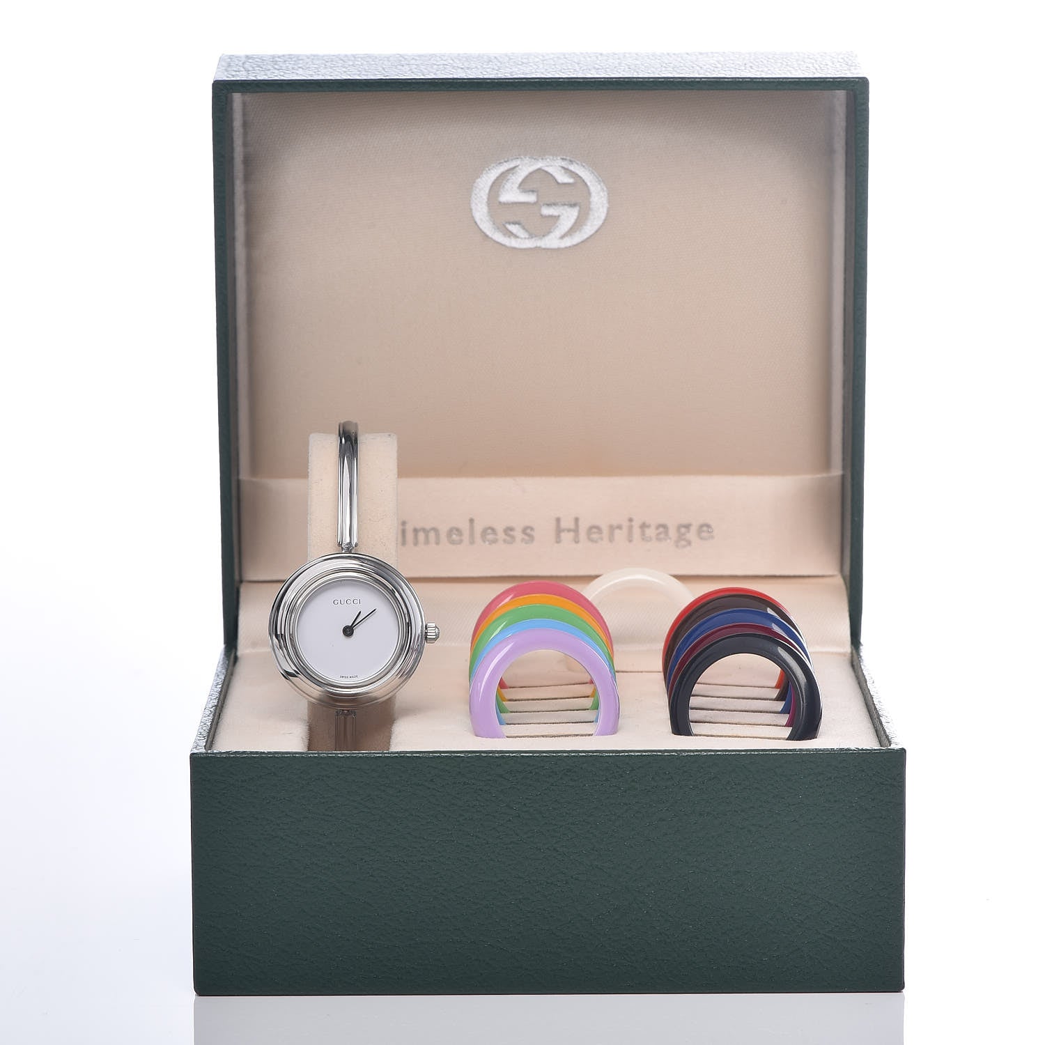 Gucci Stainless Steel 26mm Interchangeable Bezel Quartz Watch 8 of 8