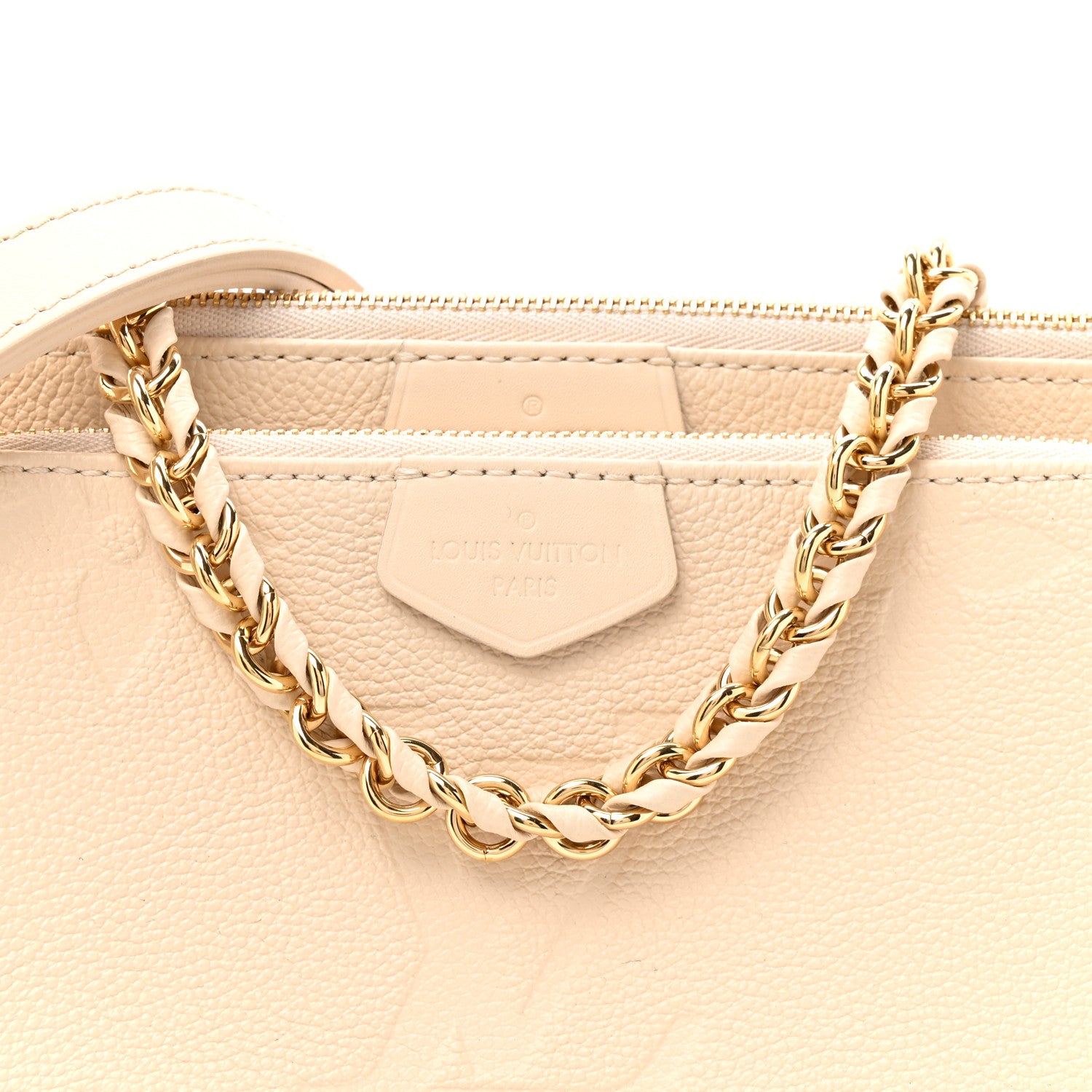 Louis Vuitton Empreinte Monogram Giant Multi Pochette Accessories Cream 8 of 10