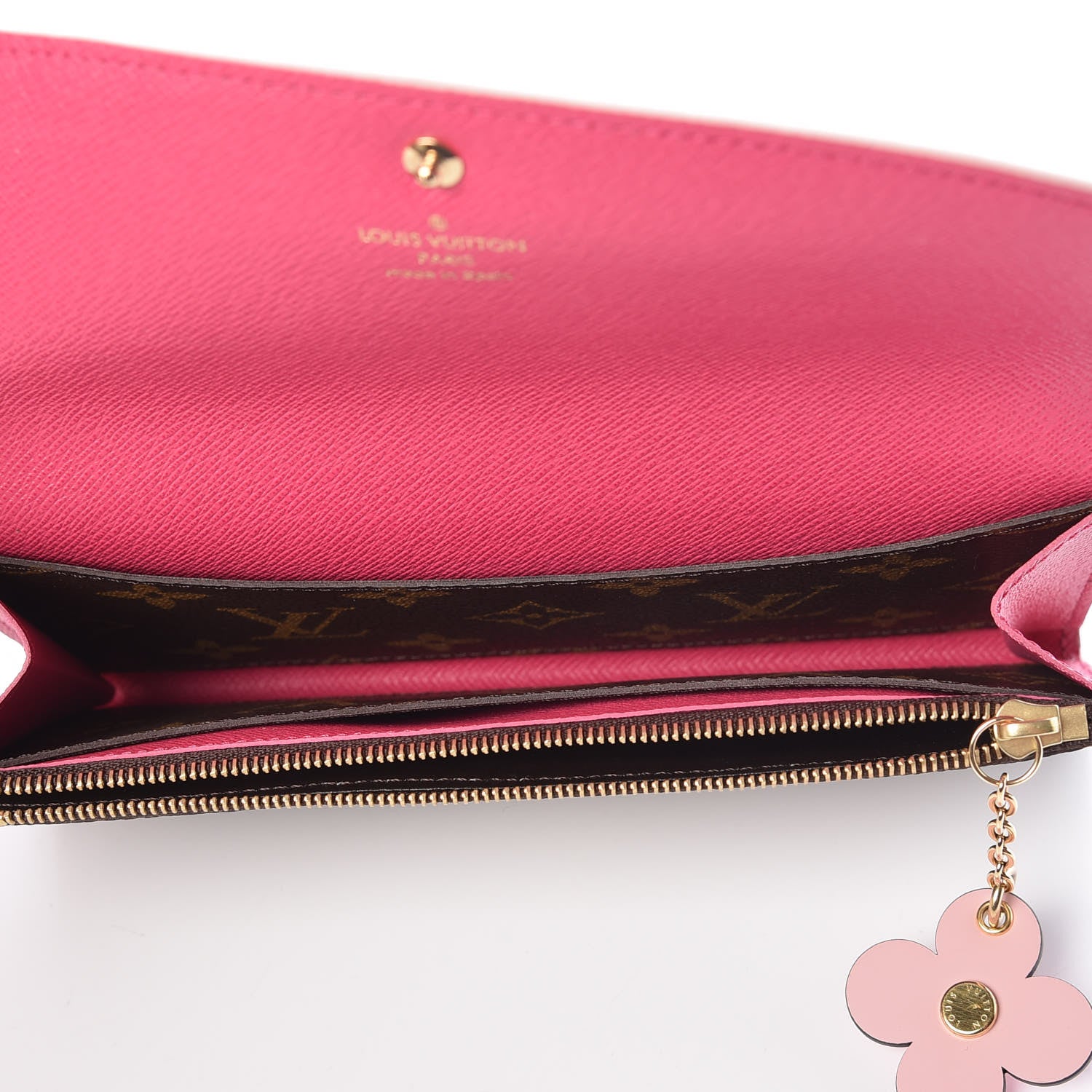 Louis Vuitton Monogram Bloom Flower Emilie Wallet 5 of 7