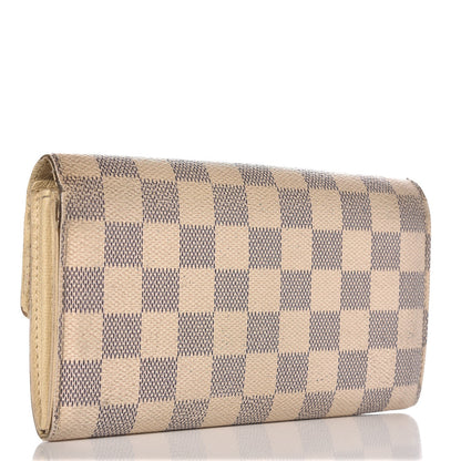 Louis Vuitton Damier Azur Sarah Wallet 3 of 17