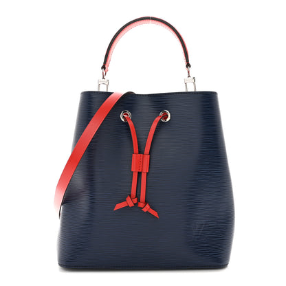 Louis Vuitton Epi Neonoe Indigo Coquelicot 1 of 12