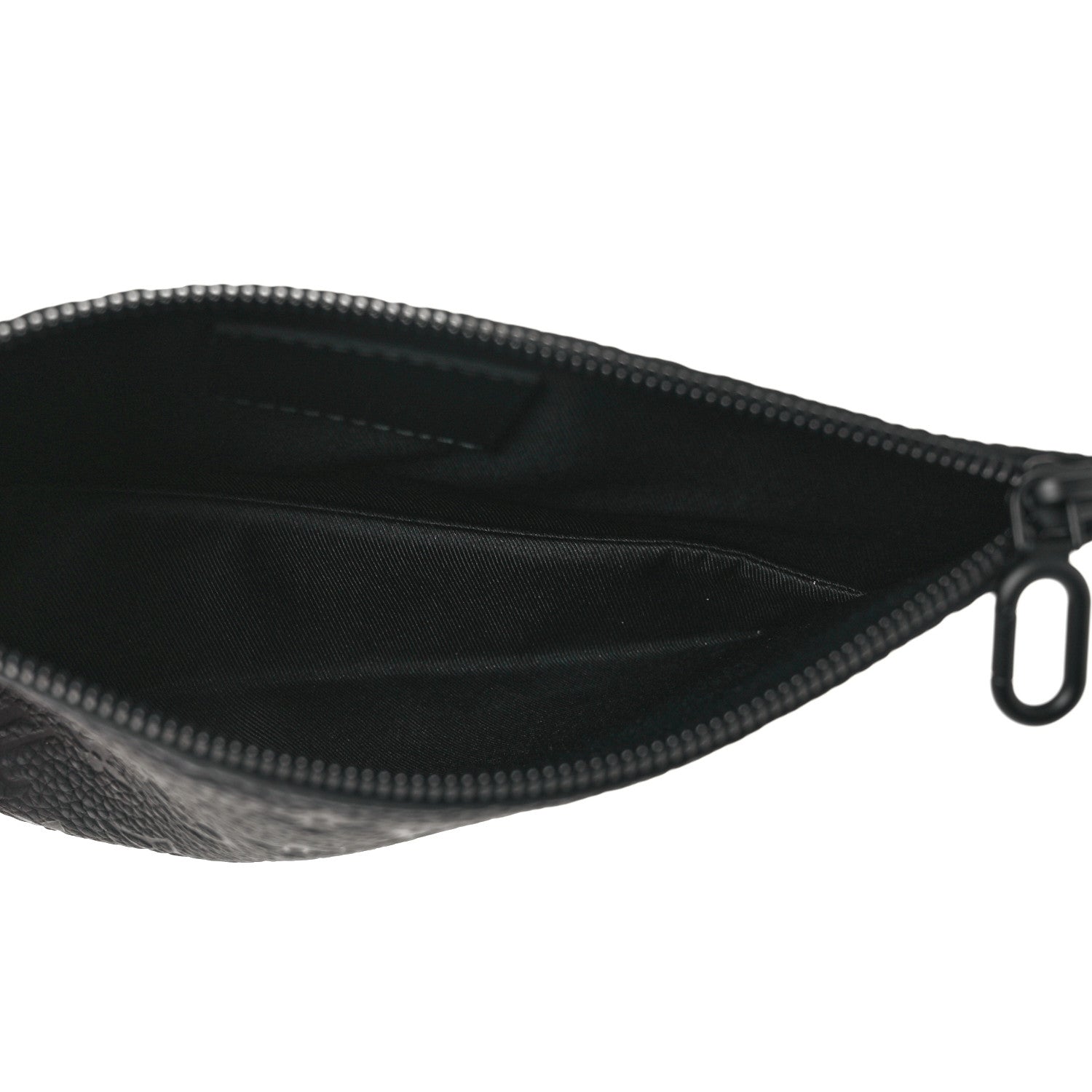 Louis Vuitton Damier Glitter Taurillon Monogram In The Loop Trio Pouch Black Silver 5 of 8