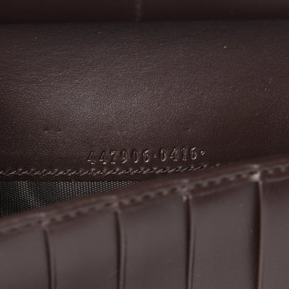 Gucci Guccissima Signature Zip Around Organizer Wallet Chocolate 6 of 7