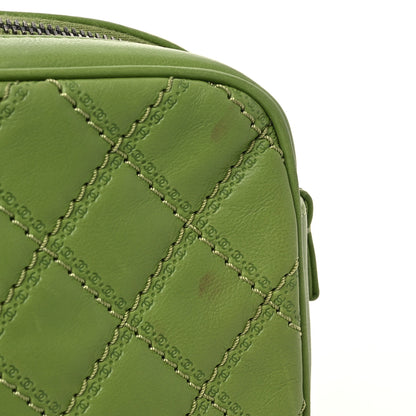 Chanel Calfskin Quilted Medium Coco Sporran Flap Green 10 of 10