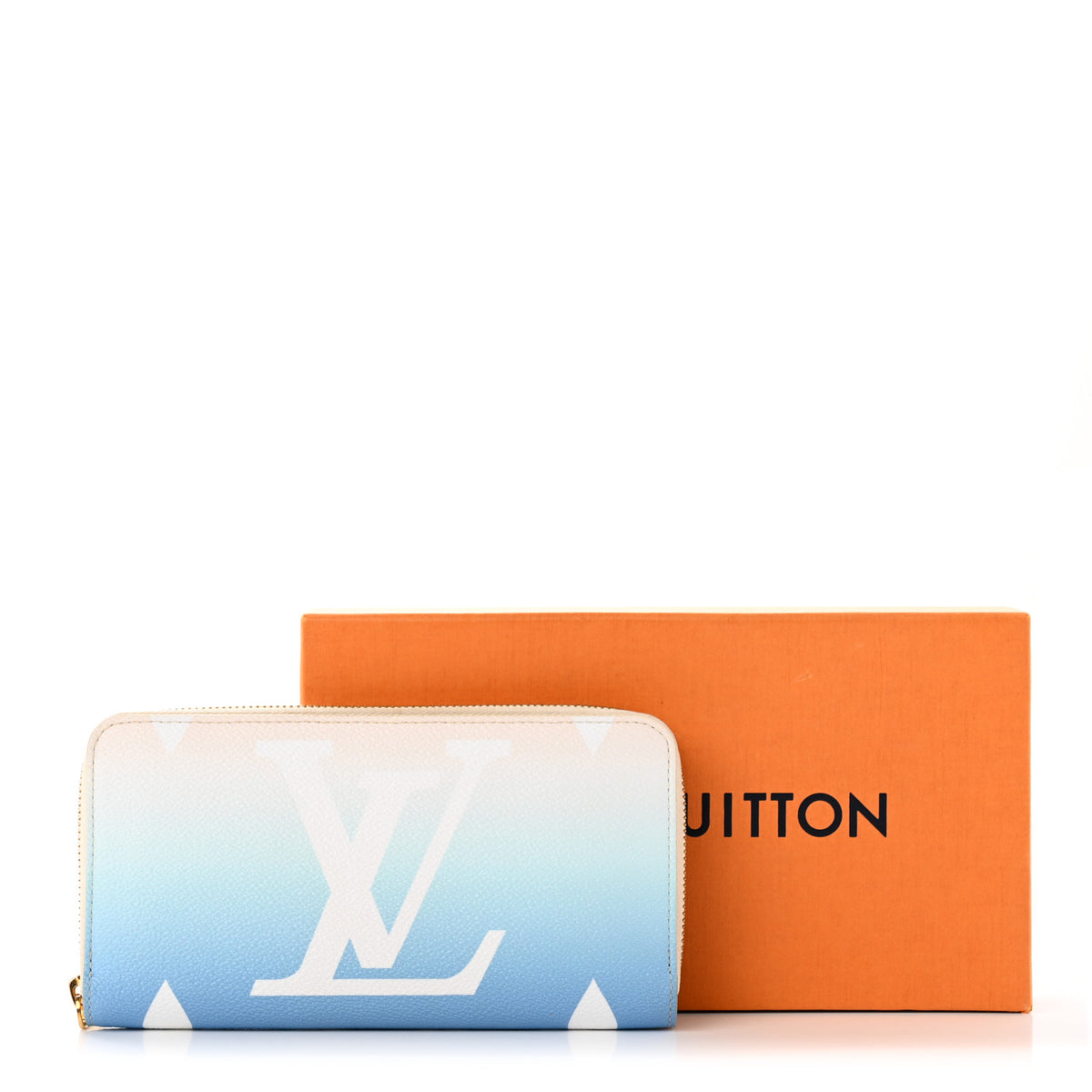 Louis Vuitton Monogram Giant By The Pool Zippy Wallet Blue 15 of 15