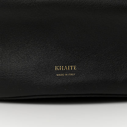 Khaite Calfskin Medium Lotus Tote Black 6 of 11