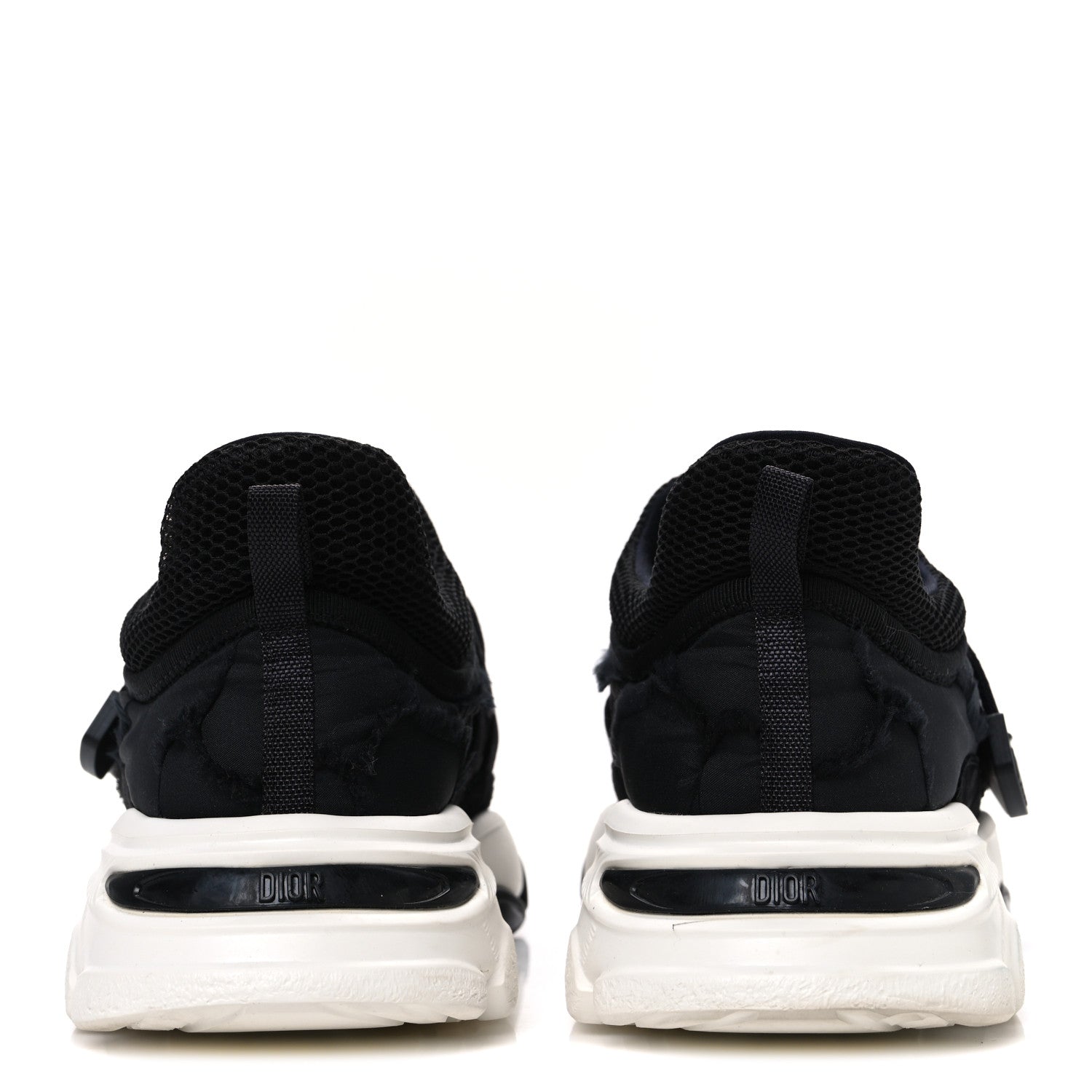 Christian Dior Technical Fabric Nylon Camouflage Womens D-Wander Sneakers 39.5 Black 6 of 11