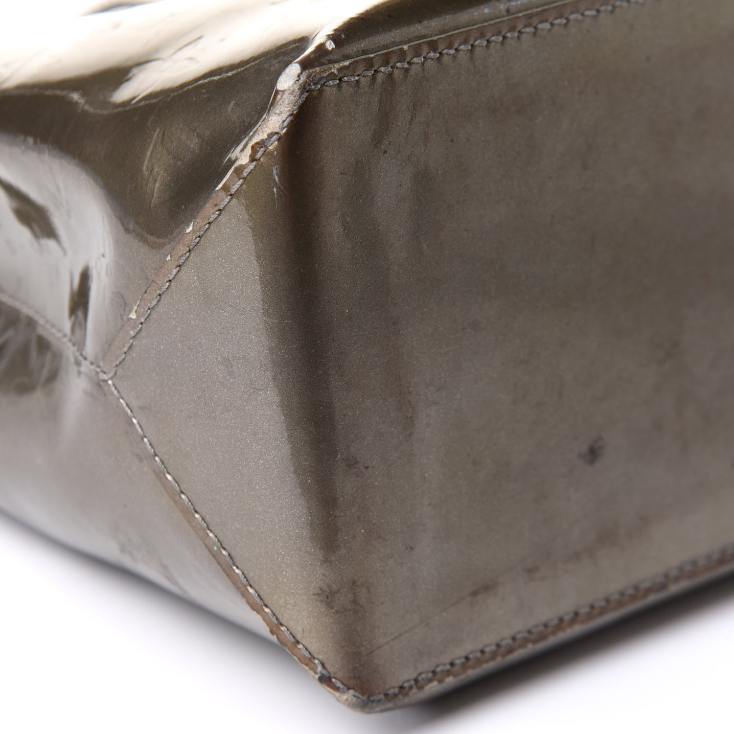 Louis Vuitton Vernis Wilshire PM Gris Art Deco 7 of 14