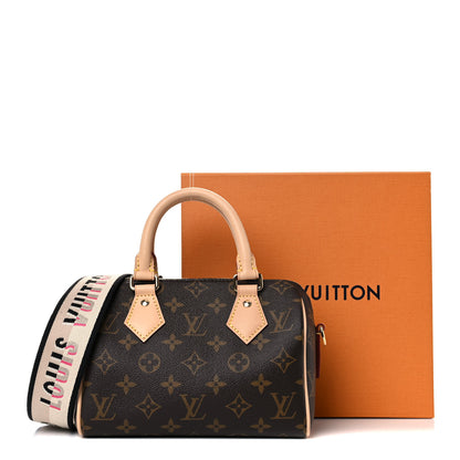 Louis Vuitton Monogram Speedy Bandouliere 20 Black 9 of 9