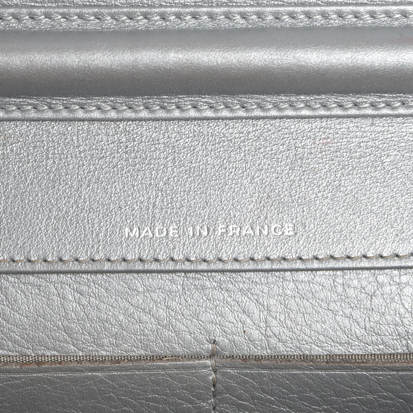 Patent Strass Wallet On Chain WOC Silver