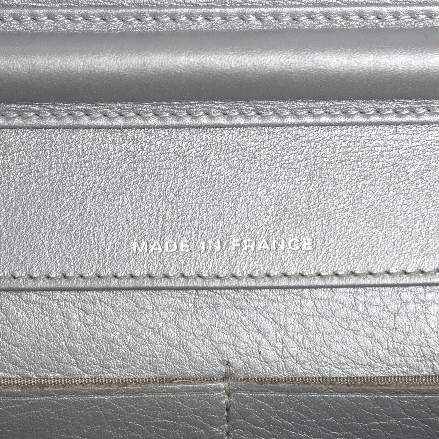 Chanel Patent Strass Wallet On Chain WOC Silver 7 of 12