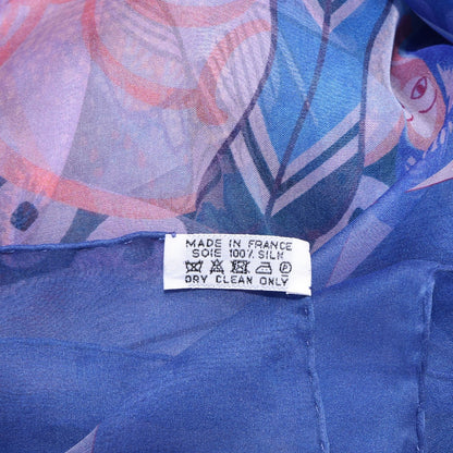 Hermes Silk Mousseline Urashima Taro Shawl 140 3 of 5