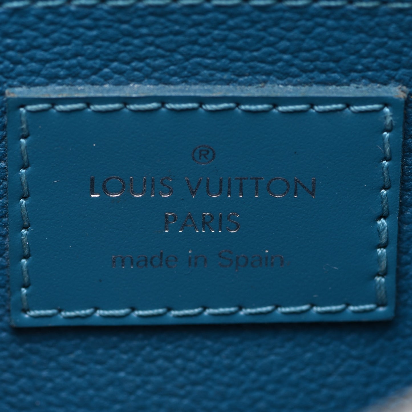 Epi Cosmetic Pouch Cyan