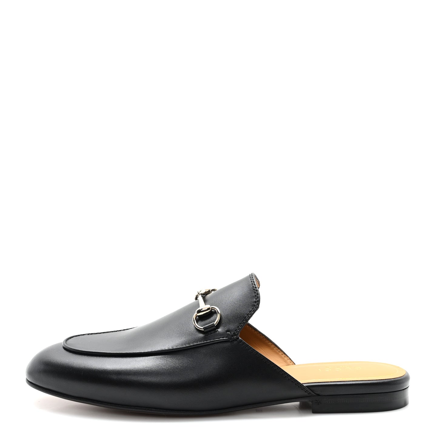 Calfskin Womens Princetown Slippers 39 Black