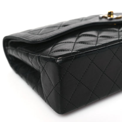 Chanel Lambskin Medium Double Flap Black 9 of 10