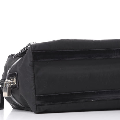 Prada Tessuto Nylon Logo Shoulder Bag Black 5 of 10