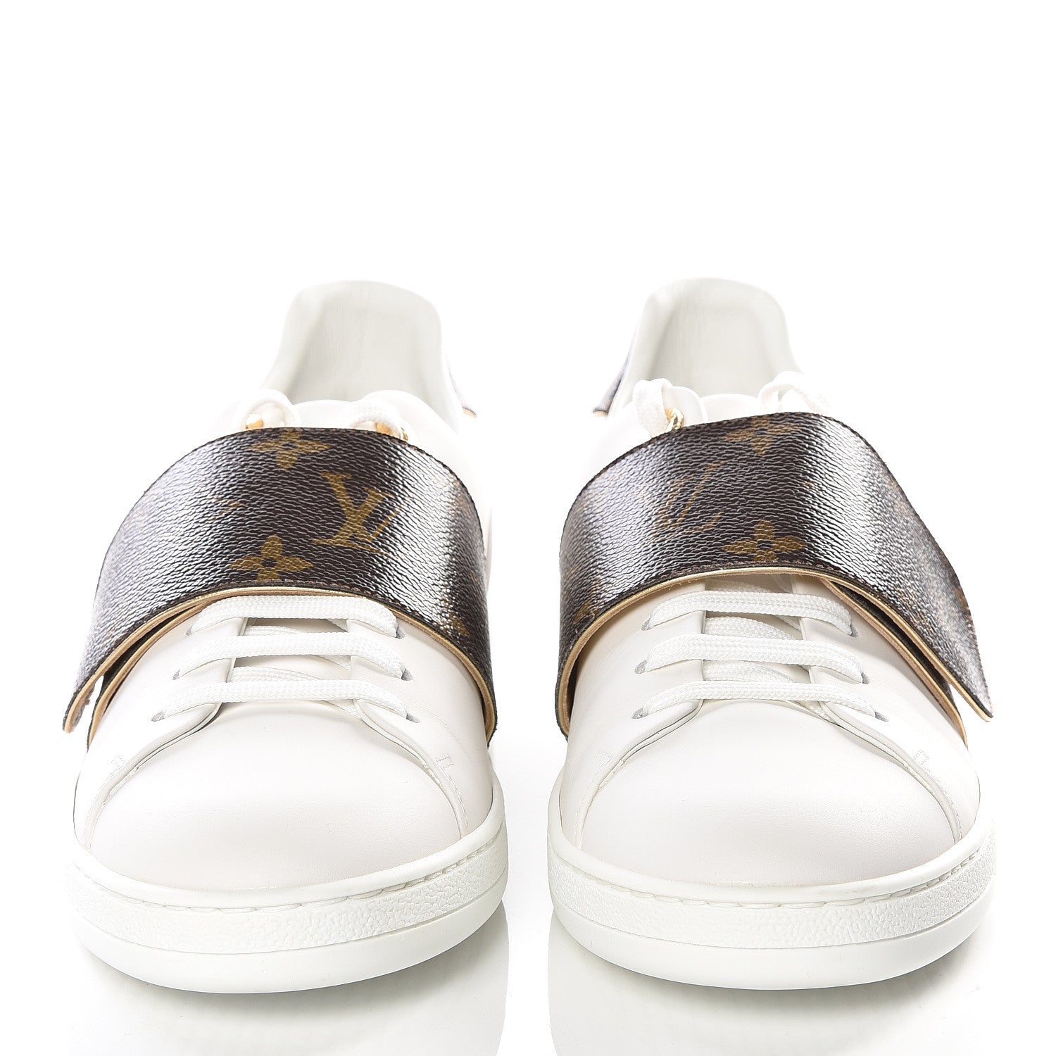 Louis Vuitton Calfskin Monogram Frontrow Sneaker 39.5 White 3 of 11