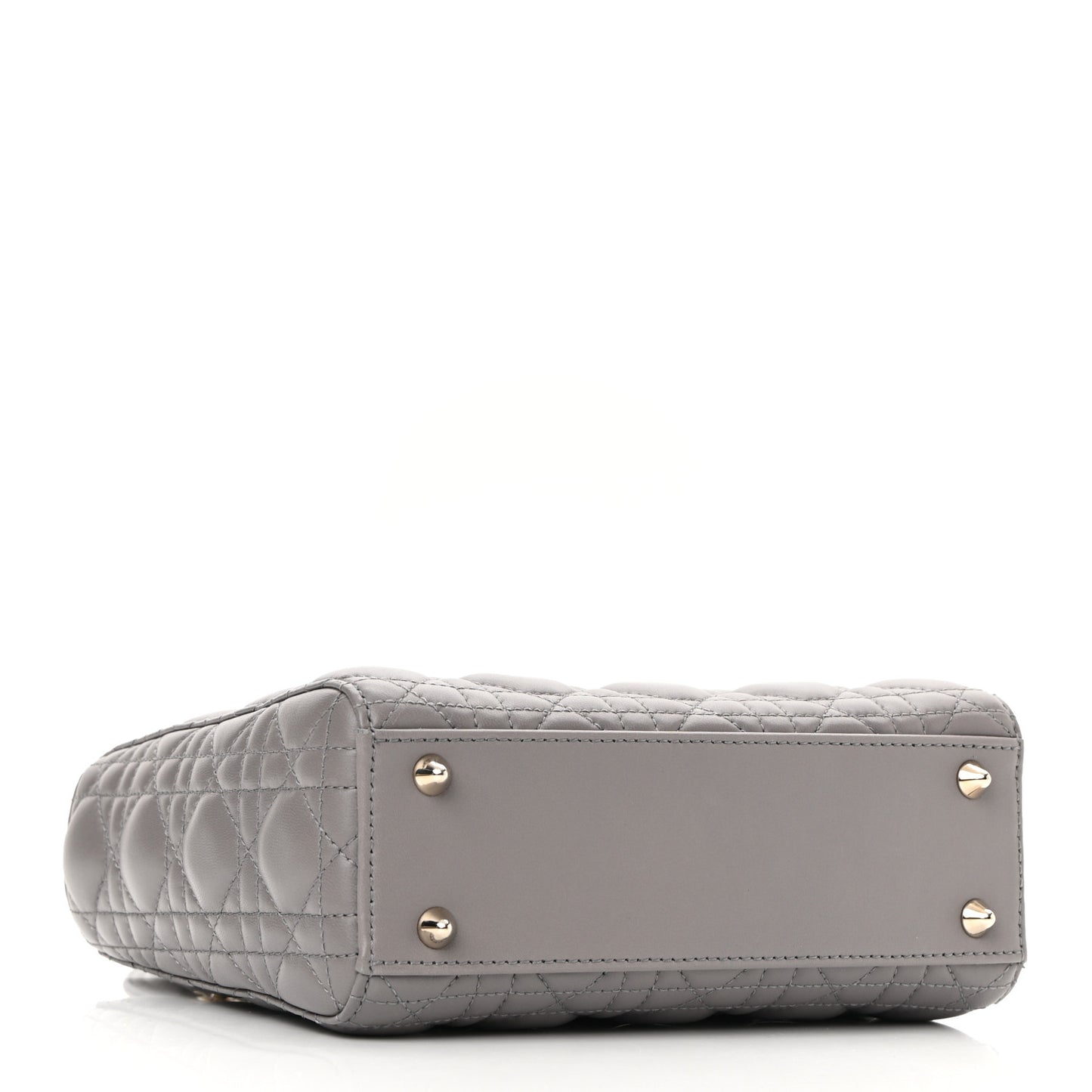 Lambskin Cannage Small My ABCDior Lady Dior Grey