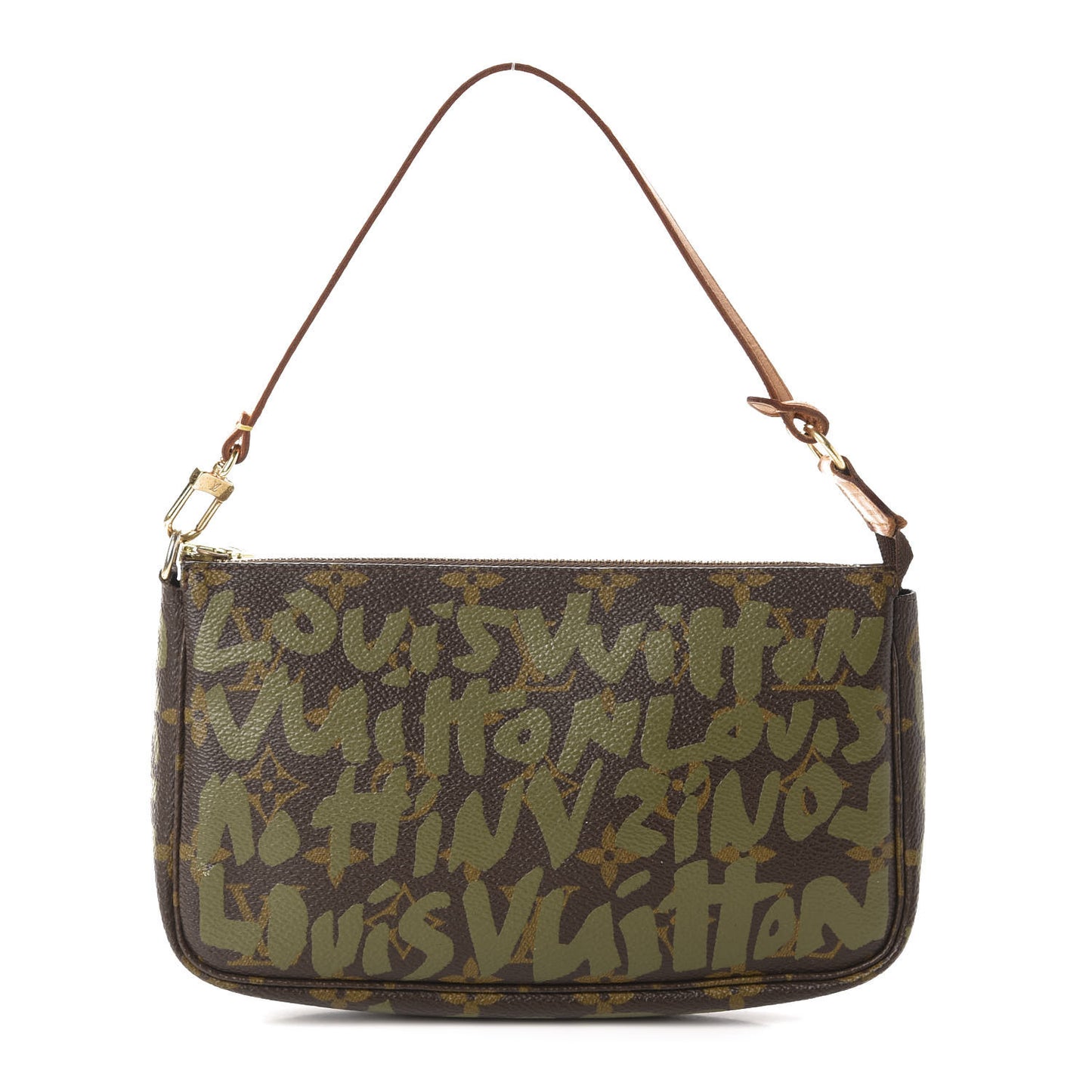Monogram Graffiti Pochette Accessories Kaki