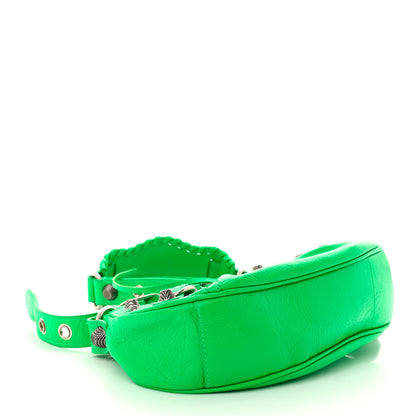 Balenciaga Agneau Arena Le Cagole Shoulder Bag XS Vivid Green 4 of 10