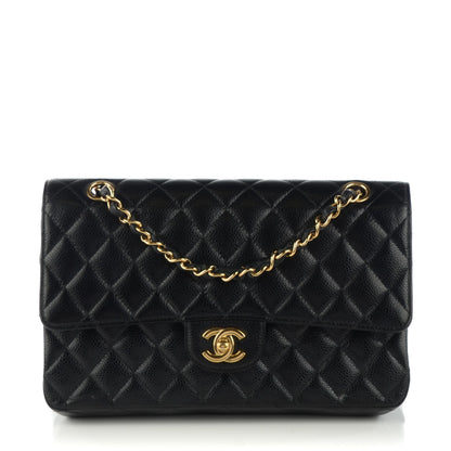 Chanel Caviar Quilted Medium Double Flap Black 1 of 8