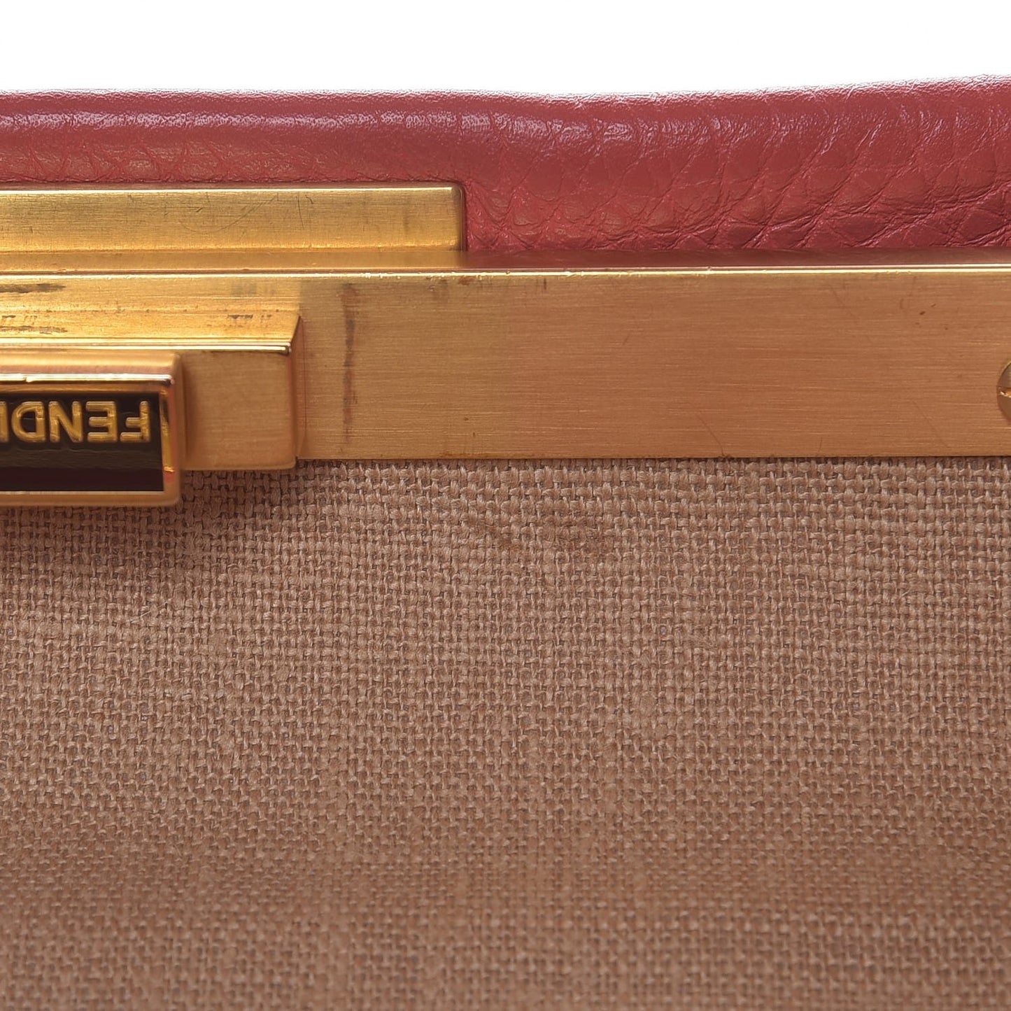 Cuoio Romano Selleria Large Peekaboo Iconic Satchel Coral