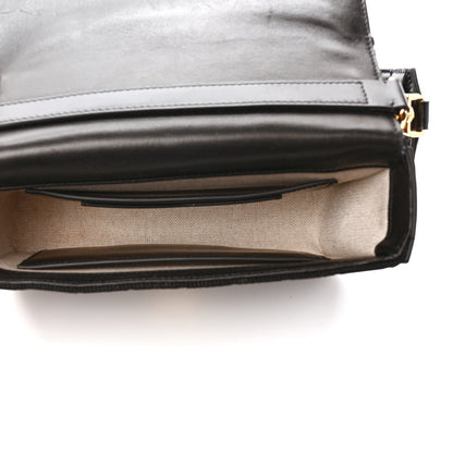 Givenchy Canvas Woven Embroidered Small 4G Bag With Chain Black 5 of 10