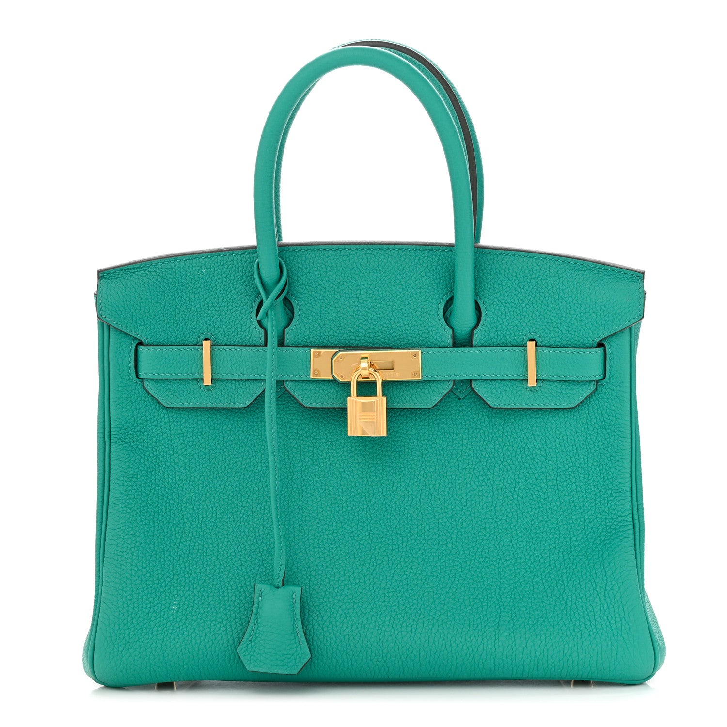 Hermes Togo Birkin 30 Vert Verone 1 of 12