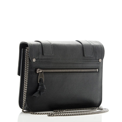 Proenza Schouler Lambskin Large PS1 Chain Wallet Black 3 of 6