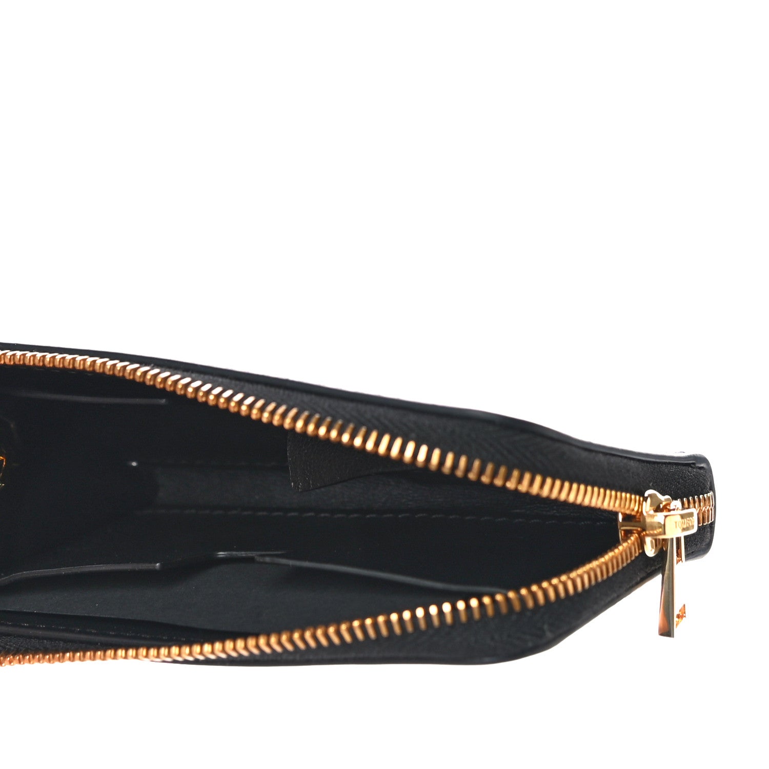 Tom Ford Metallic Calfskin Key Pouch Silver 5 of 10