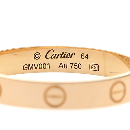 Cartier 18K Yellow Gold 3.5mm LOVE Wedding Band Ring 64 10.75 4 of 5