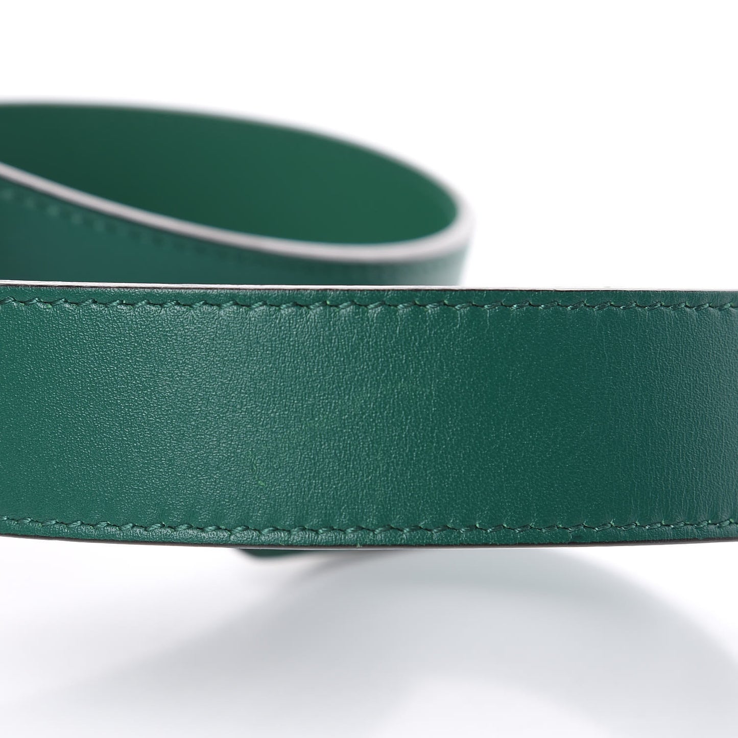 Calfskin Crystal Metal Tiger Head Buckle 30mm Belt 75 30 Emerald Multicolor