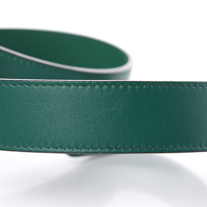 Gucci Calfskin Crystal Metal Tiger Head Buckle 30mm Belt 75 30 Emerald Multicolor 7 of 8