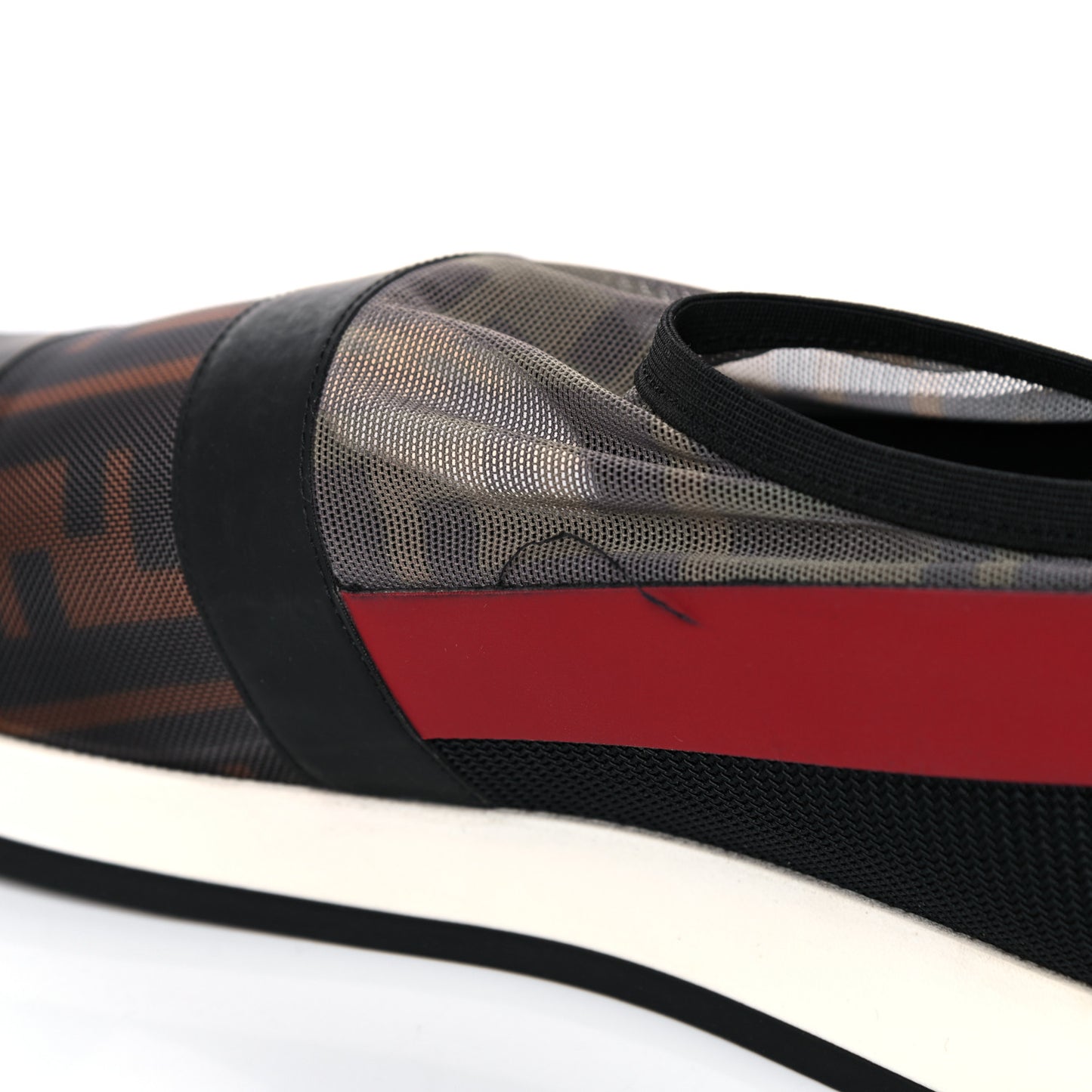 Technical Mesh FF Sneakers 38 Tobacco Red