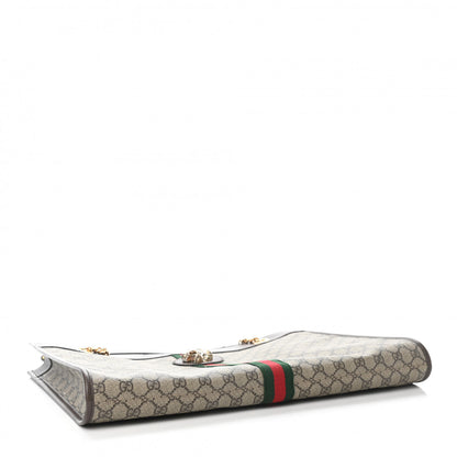 Gucci GG Supreme Monogram Large Rajah Chain Tote Beige New Acero 4 of 10
