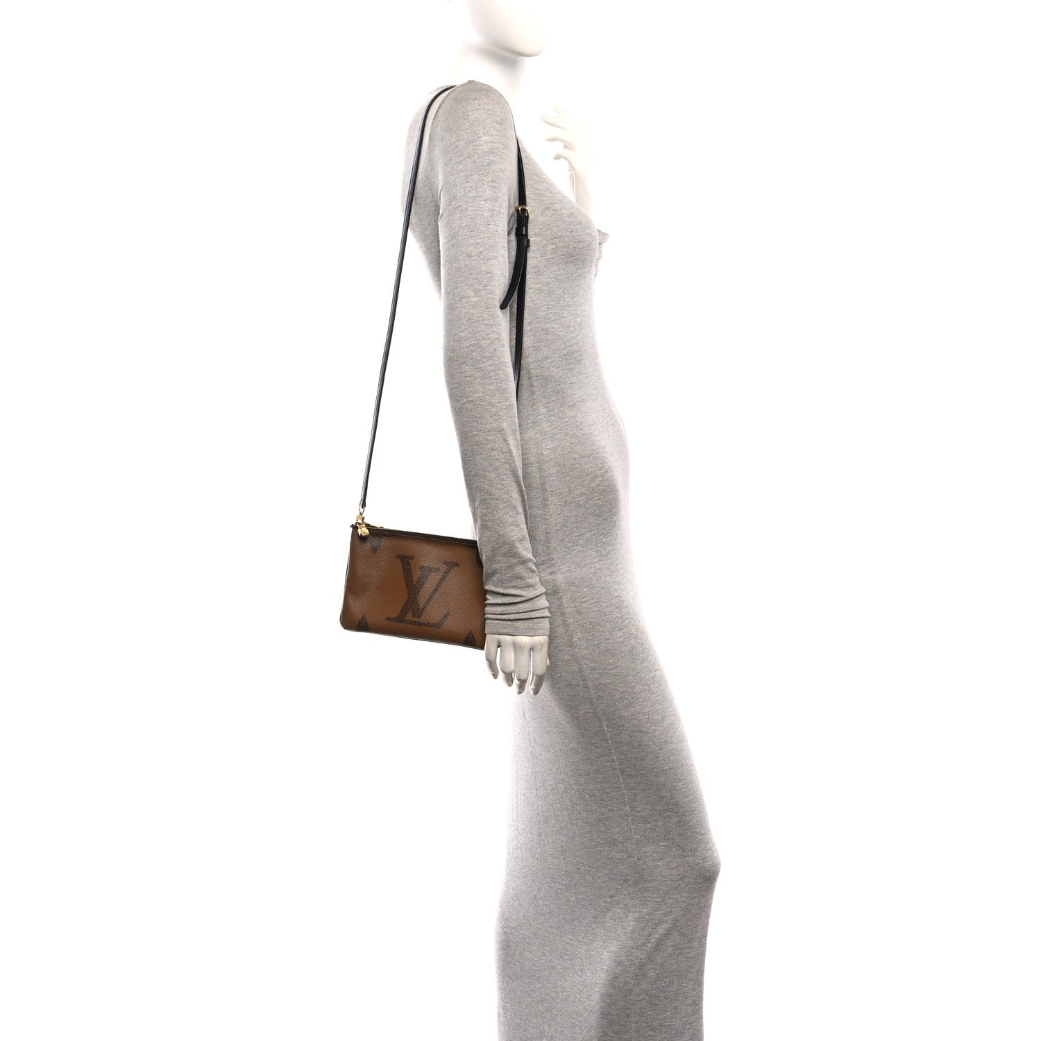Louis Vuitton Reverse Monogram Giant Double Zip Pochette 1969809