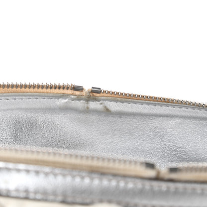 Dolce & Gabbana Distressed Calfskin Ruffled Miss Rouche Satchel White Silver 12 of 17