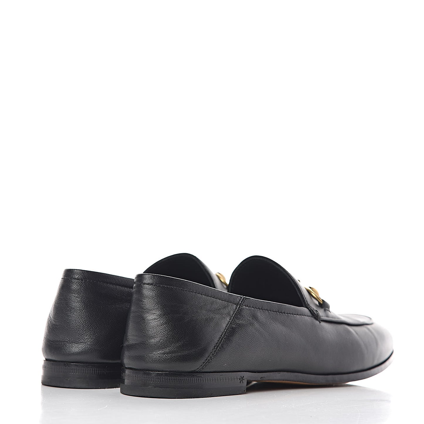 Lambskin Womens Brixton Horsebit Loafers 37 Black