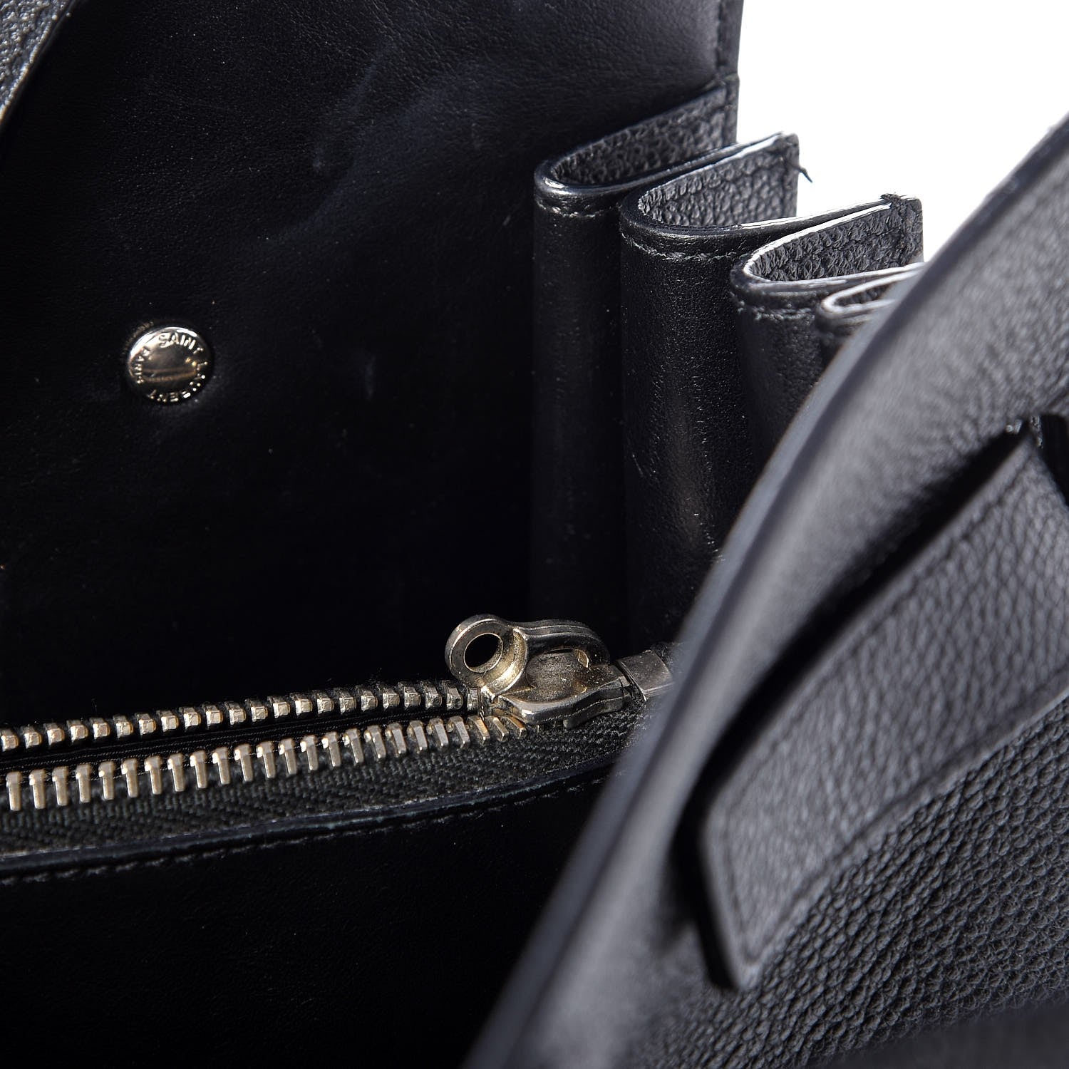 Saint Laurent Grained Calfskin Small Sac De Jour Black 7 of 7