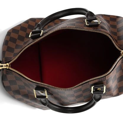 Louis Vuitton Damier Ebene Speedy Bandouliere 30 7 of 9