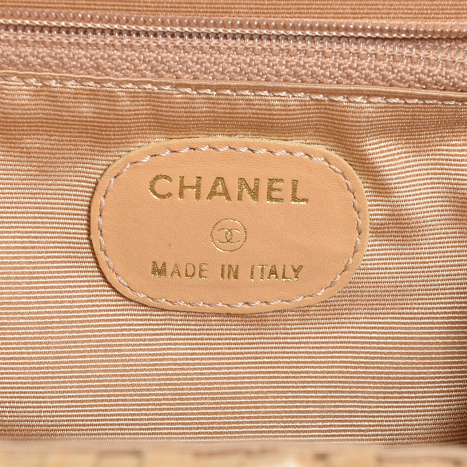 Chanel Woven Straw Mini Flap Beige 6 of 8