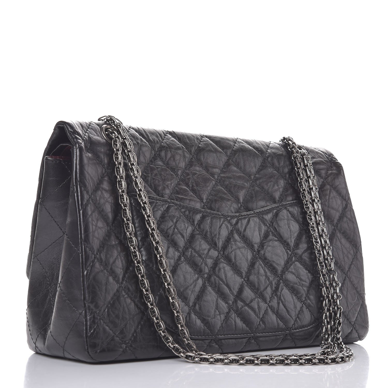 Chanel Aged Calfskin Quilted 2.55 Reissue 227 Flap Black 4 of 10